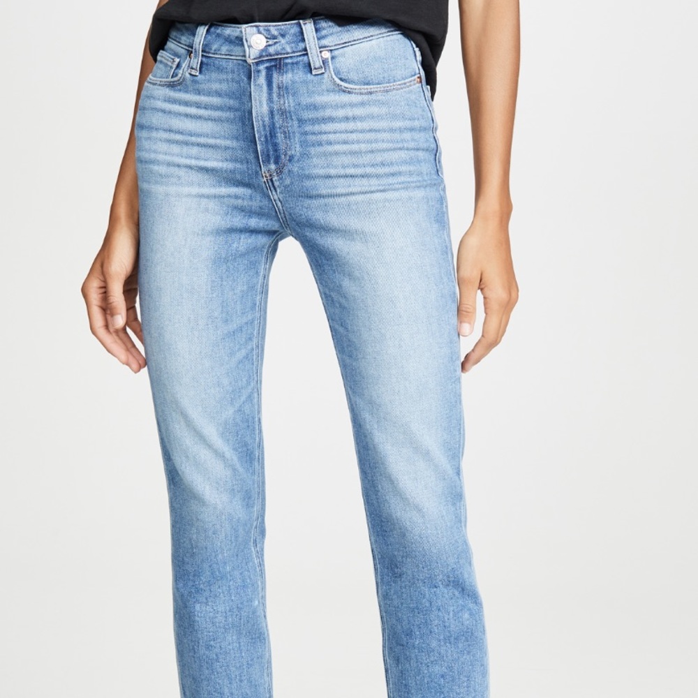 Paige Cindy high rise frayed jeans